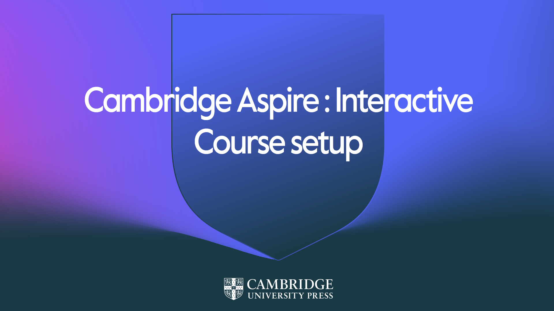 Course setup tutorial